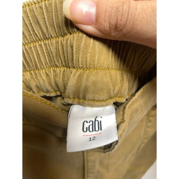 CAbi Style 5693 Discovery Trouser Woman Size 12 Missing Belt Brown Pockets - Picture 11 of 11